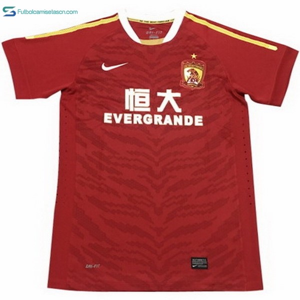 Camiseta Evergrande Edición Conmemorativa 1ª 2018/19 Rojo